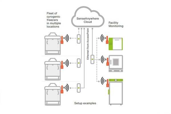 Ethernet Refrigerator Freezer Monitoring Kit