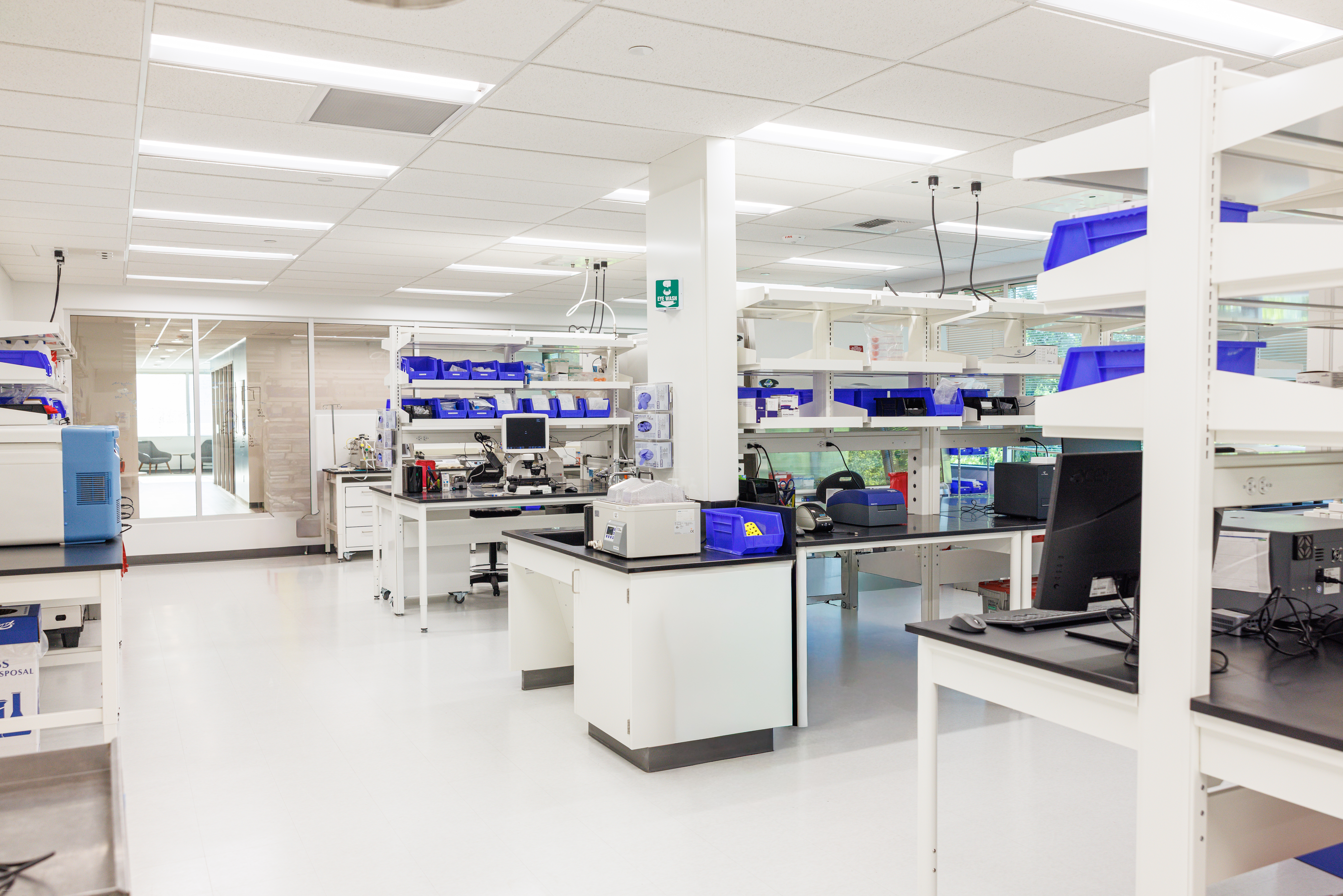 Laboratory workspace inside BioLife Solutions’ Center for Biopreservation Excellence.